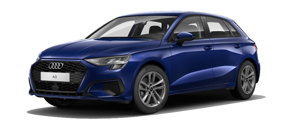 Deze Audi A3 Sportback is snel leverbaar bij Wittebrug Shortlease