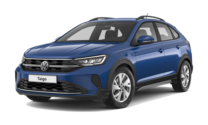 Deze Volkswagen Taigo is vergelijkbaar aan de Volkswagen T-Cross