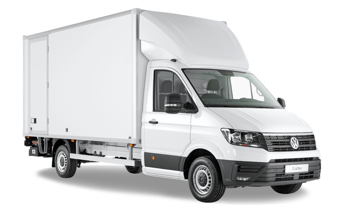 Deze Volkswagen Crafter 20m3 bakwagen is snel leverbaar bij Wittebrug Shortlease